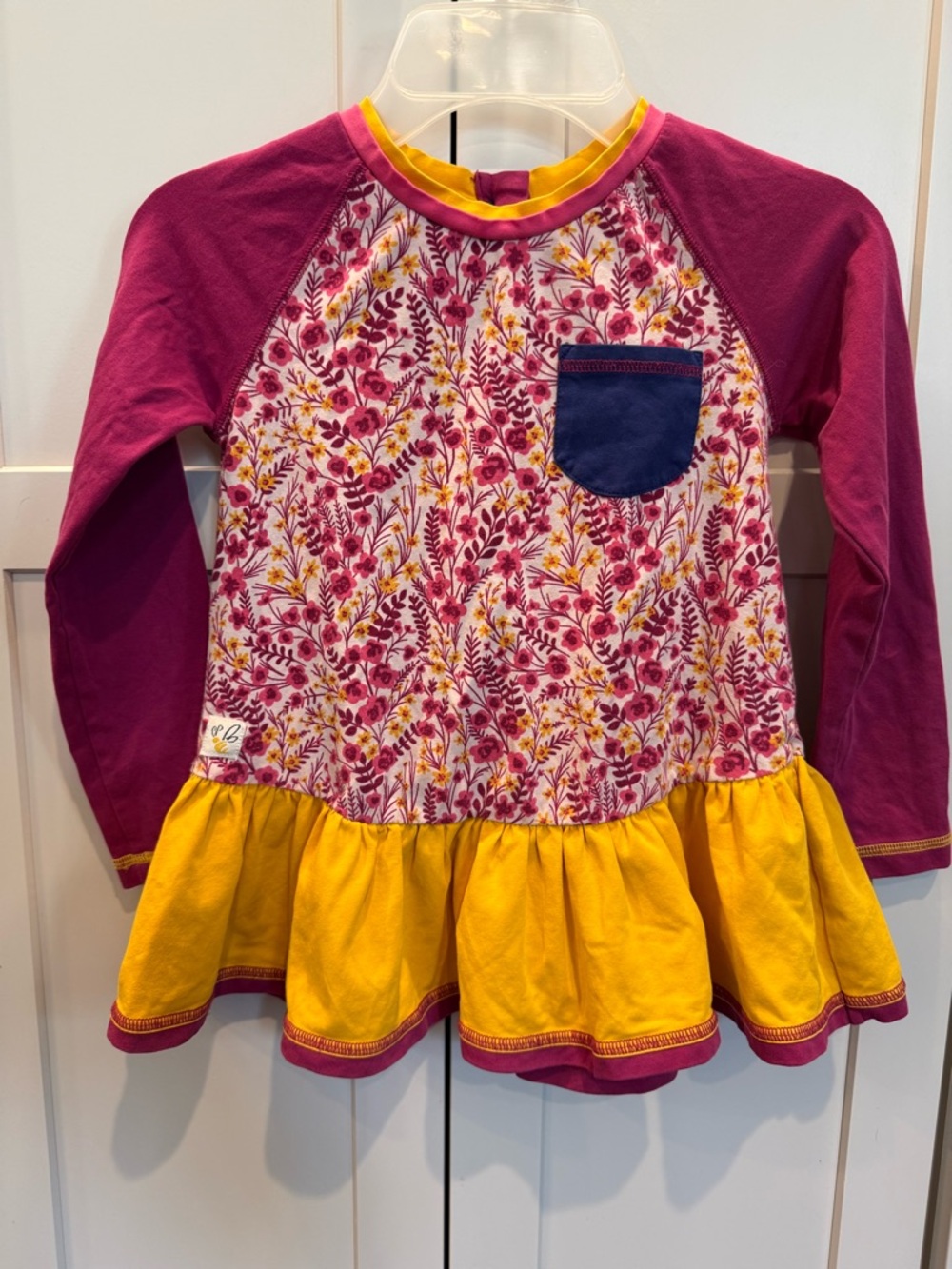 Wildflowers Pink, Yellow, Purple Floral Dress